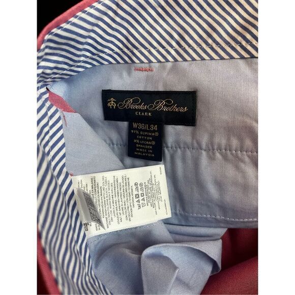 Brooks Brothers coated chino pants size 36 - Picture 9 of 9